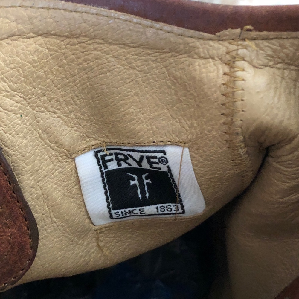 Frye Tan Genuine Real Leather Riding Boots - Picture 10 of 14